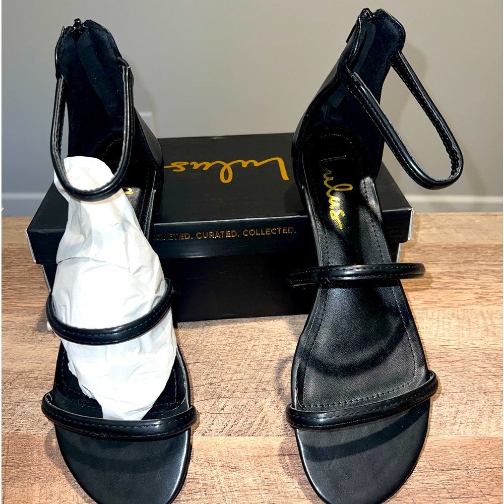 Lulus Quin Black Sandals
